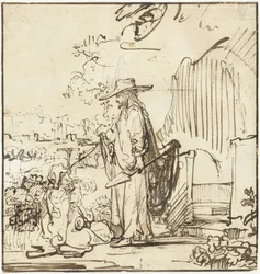 Christ Appearing to Mary Magdalene as a Gardener